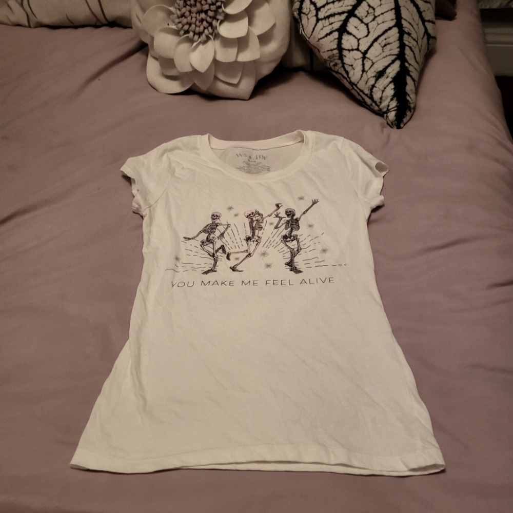 Kids small wondop tee skeleton small